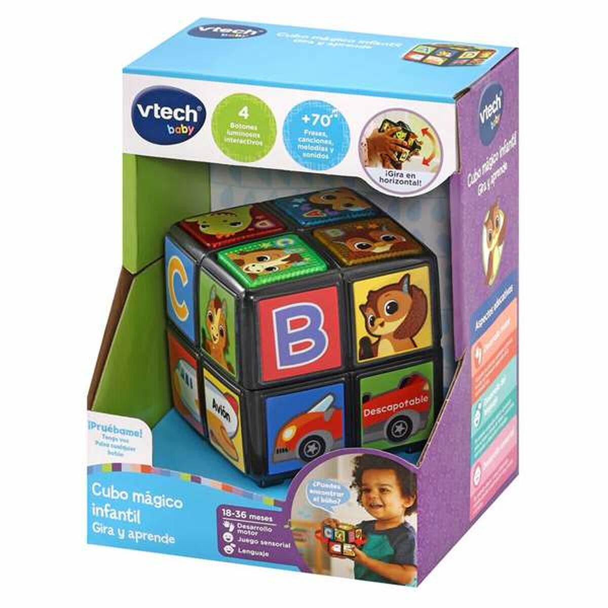 Juguete Cubo de Rubik Vtech Infantil (2x2)